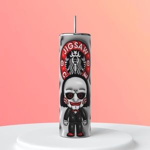 Jigsaw 3D puffy tumbler 20 oz